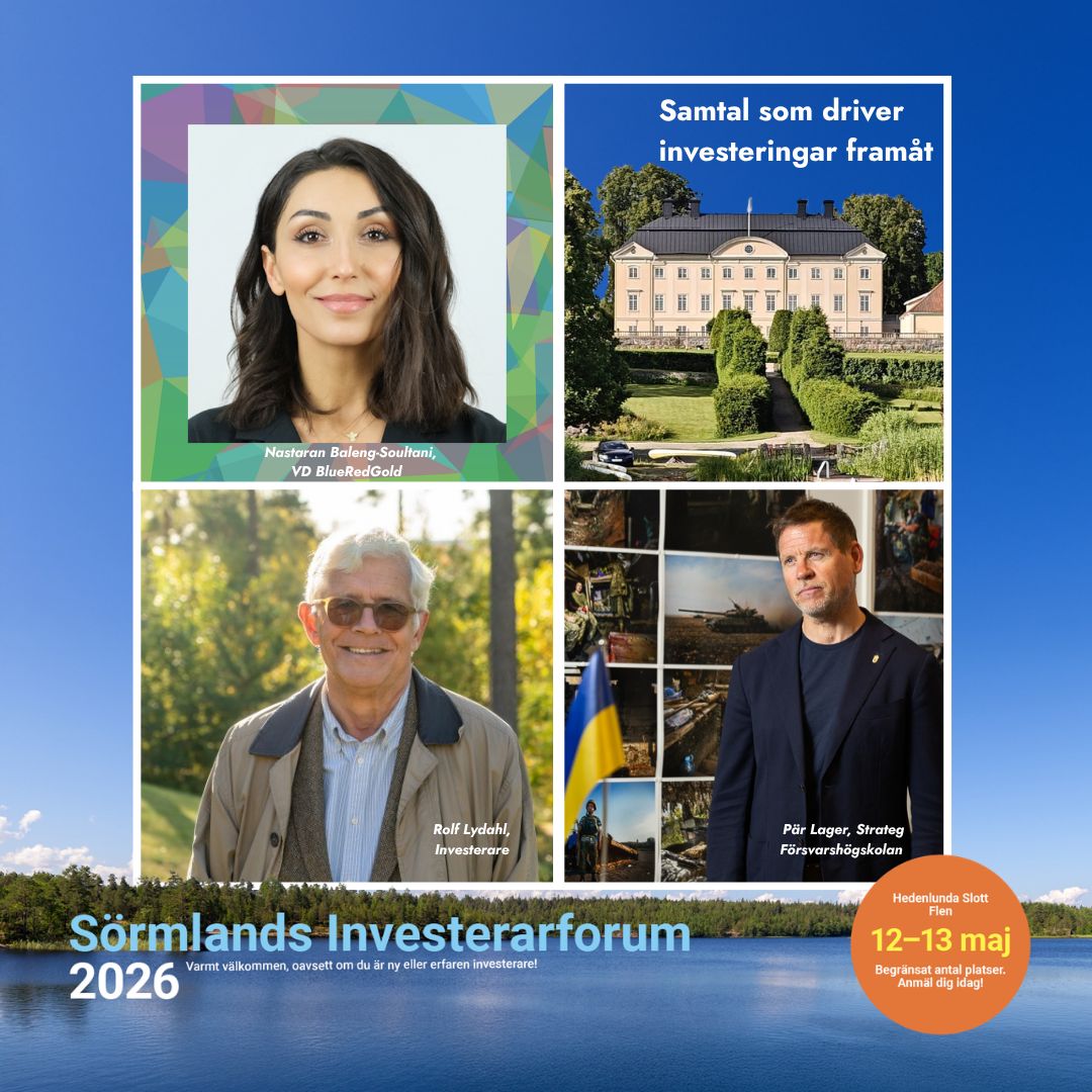 Bild från Sörmlandsfondens LinkedIn-inlägg